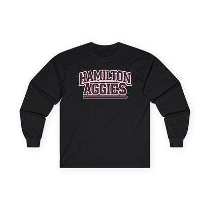 Adult Long Sleeve Tee \ Hamilton Aggies \ HA2