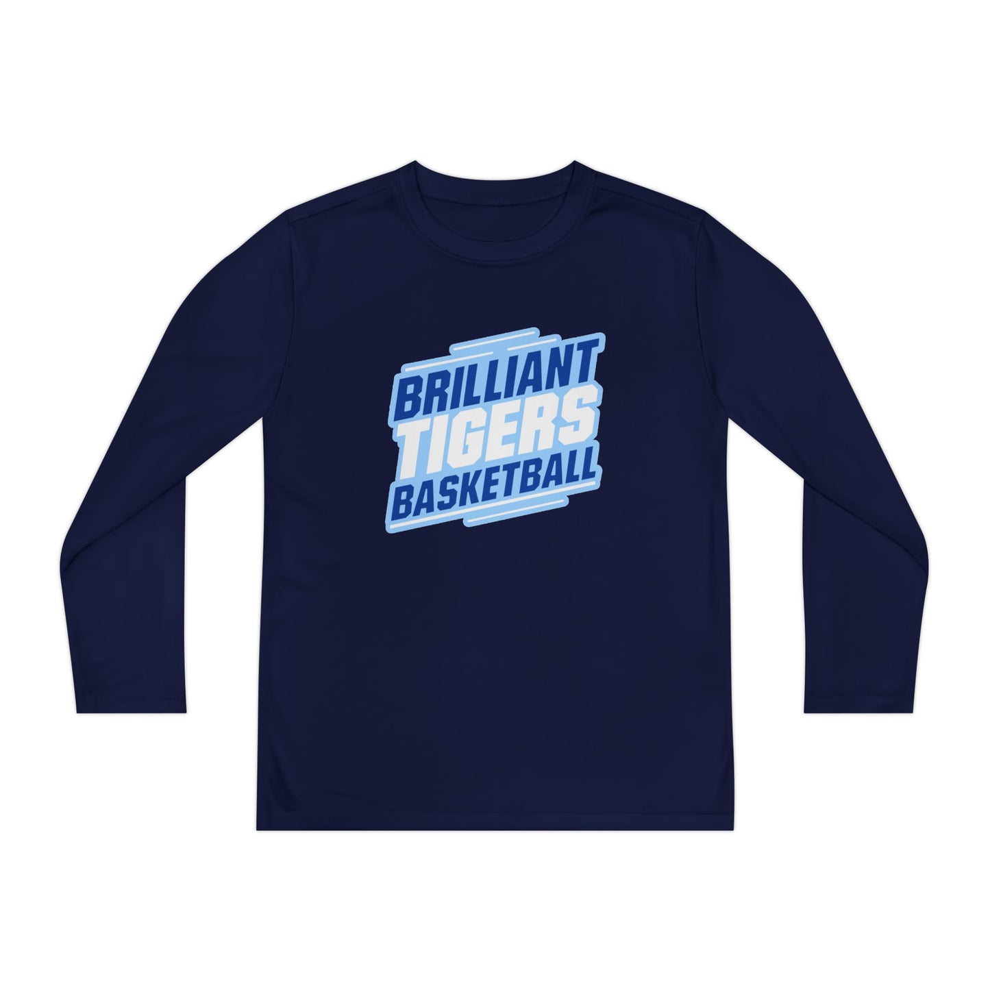 Youth Long Sleeve Tee \ Brilliant Tigers Basketball \ BTBK2