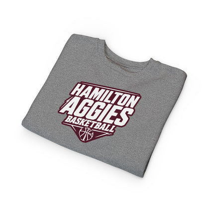 Toddler Crewneck Sweatshirt \ Hamilton Aggies Basketball \ HABB2