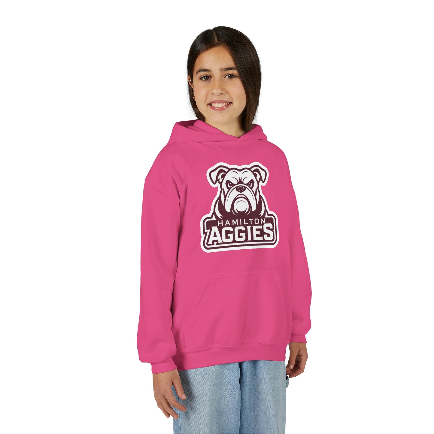 Youth Hoodie Sweatshirt \ Hamilton Aggies \ HA4