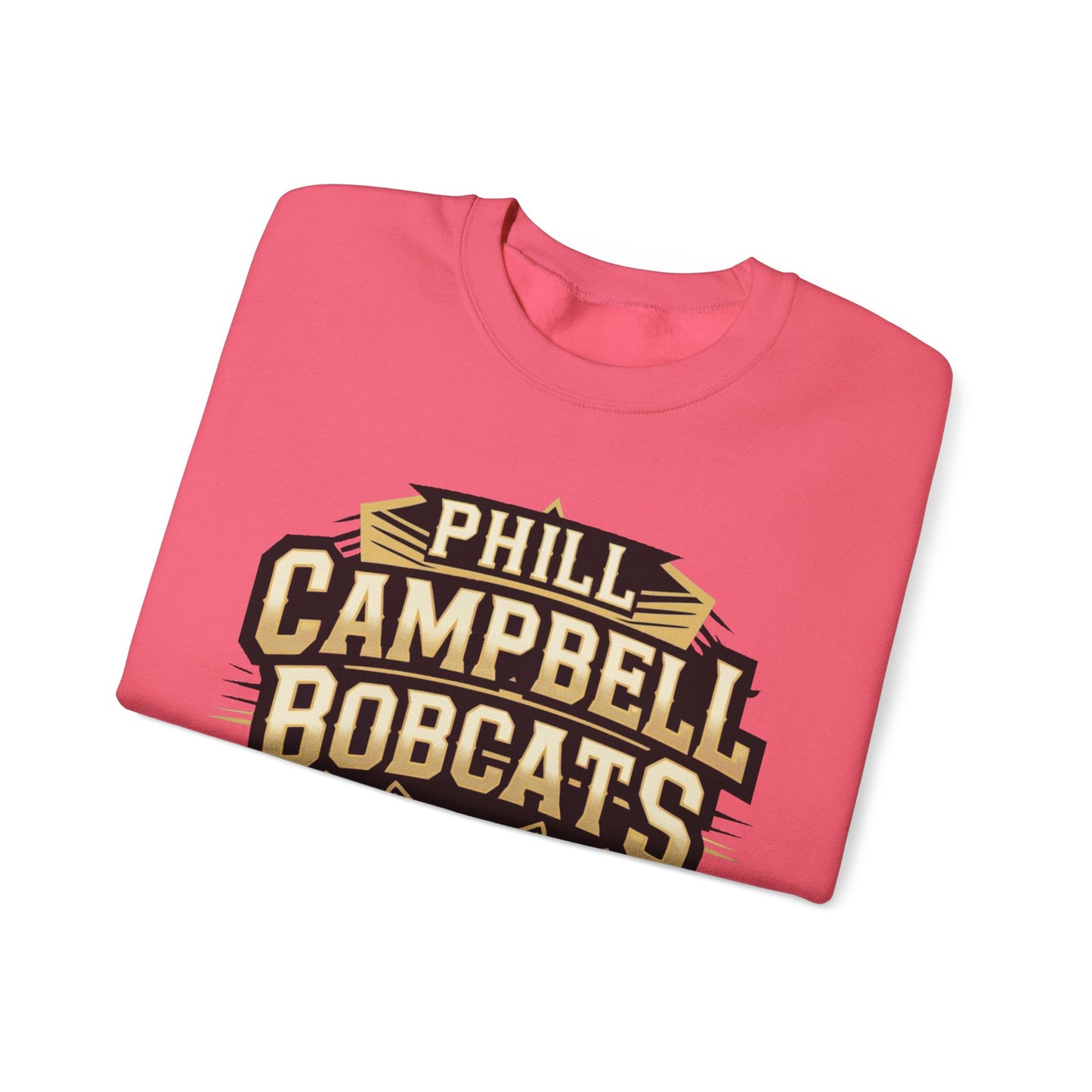 Adult Crewneck Sweatshirt \ Phill Campbell Bobcats \ PCB1