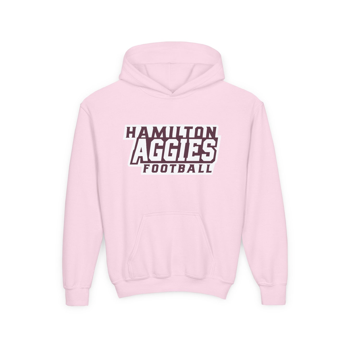 Youth Hoodie Sweatshirt \ Hamilton Aggies Football \ HAF1