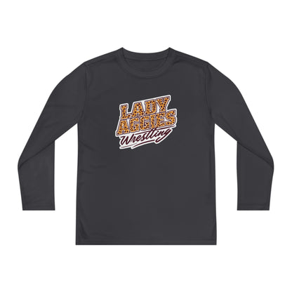 Youth Long Sleeve Tee \ Hamilton Aggies Wrestling \ HAWG3