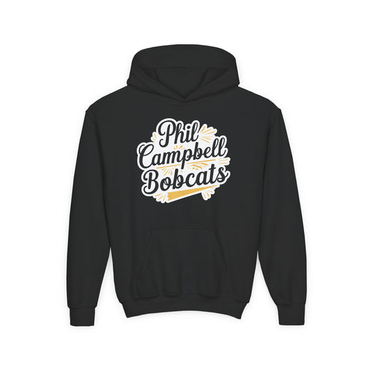 Youth Hoodie Sweatshirt \ Phil Campbell Bobcats \ PCBG2