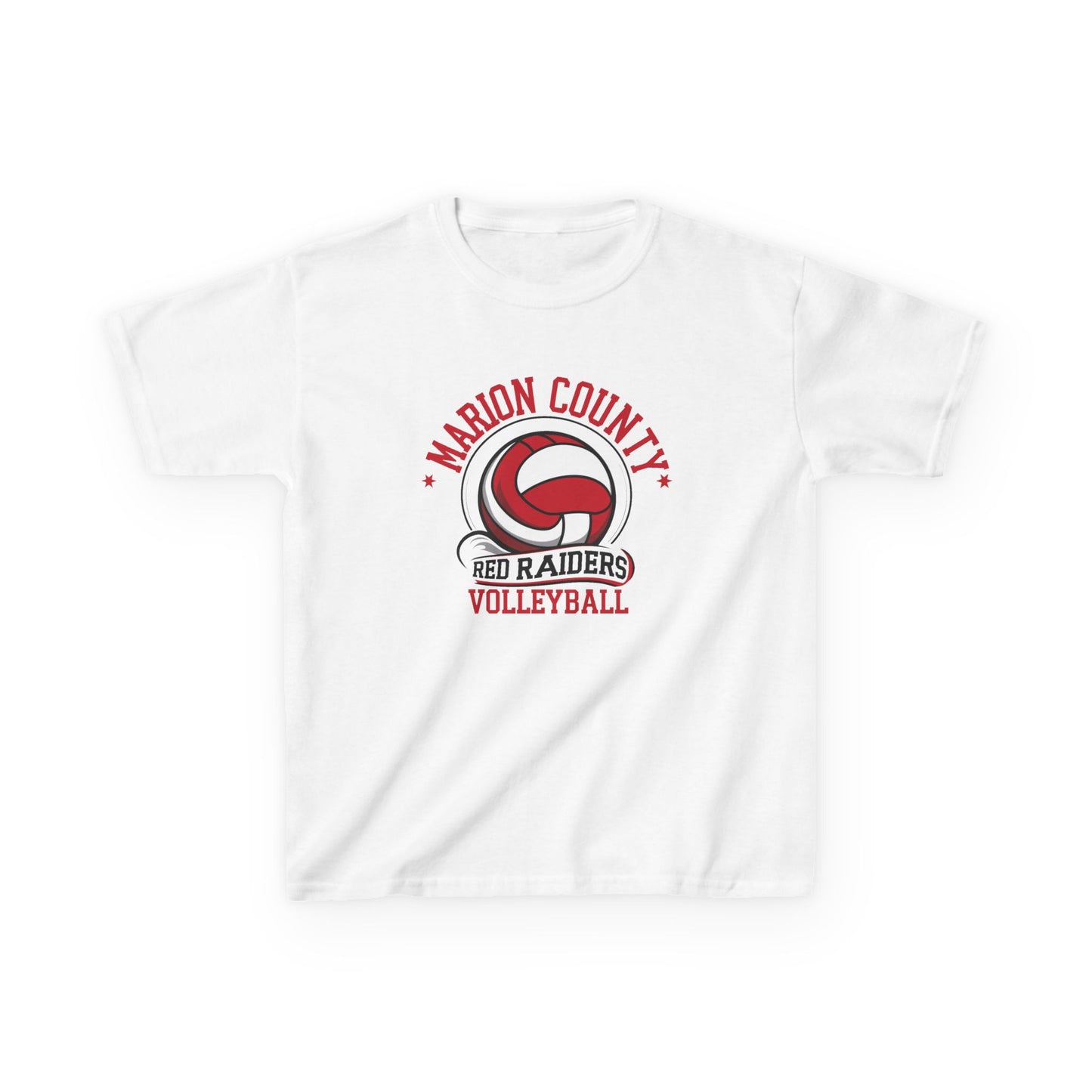 Youth Tee \ Marion County Red Raiders Volleyball \ MCV1