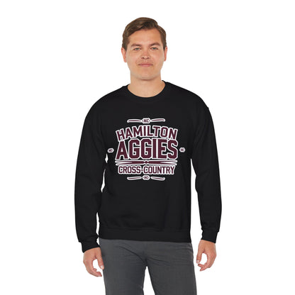 Adult Crewneck Sweatshirt \ Hamilton Aggies Cross-Country \ HCC1