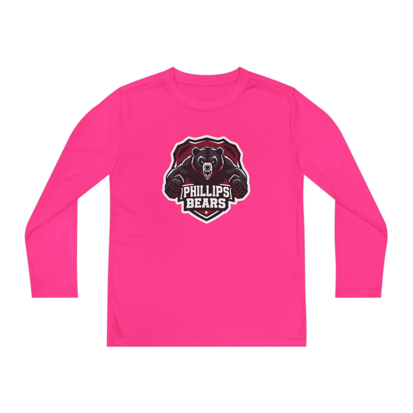 Youth Long Sleeve Tee \ Phillips Bears \ PB2