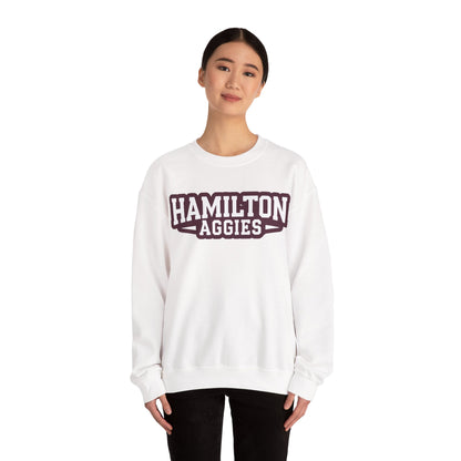 Adult Crewneck Sweatshirt \ Hamilton Aggies \ HA3