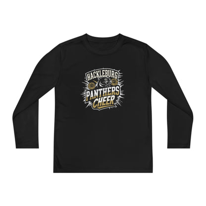 Youth Long Sleeve Tee \ Hackleburg Panthers Cheer \ HPC1
