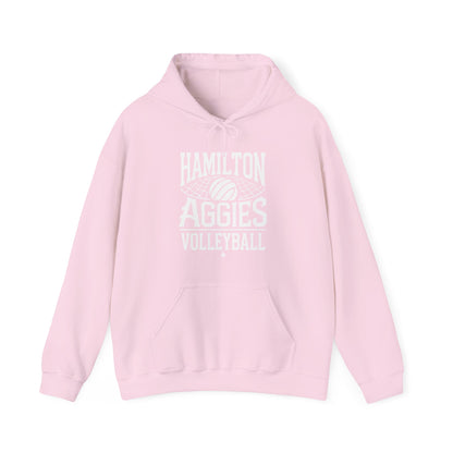 Adult Hoodie Sweatshirt \ Hamilton Aggies Volleyball \ HAV2