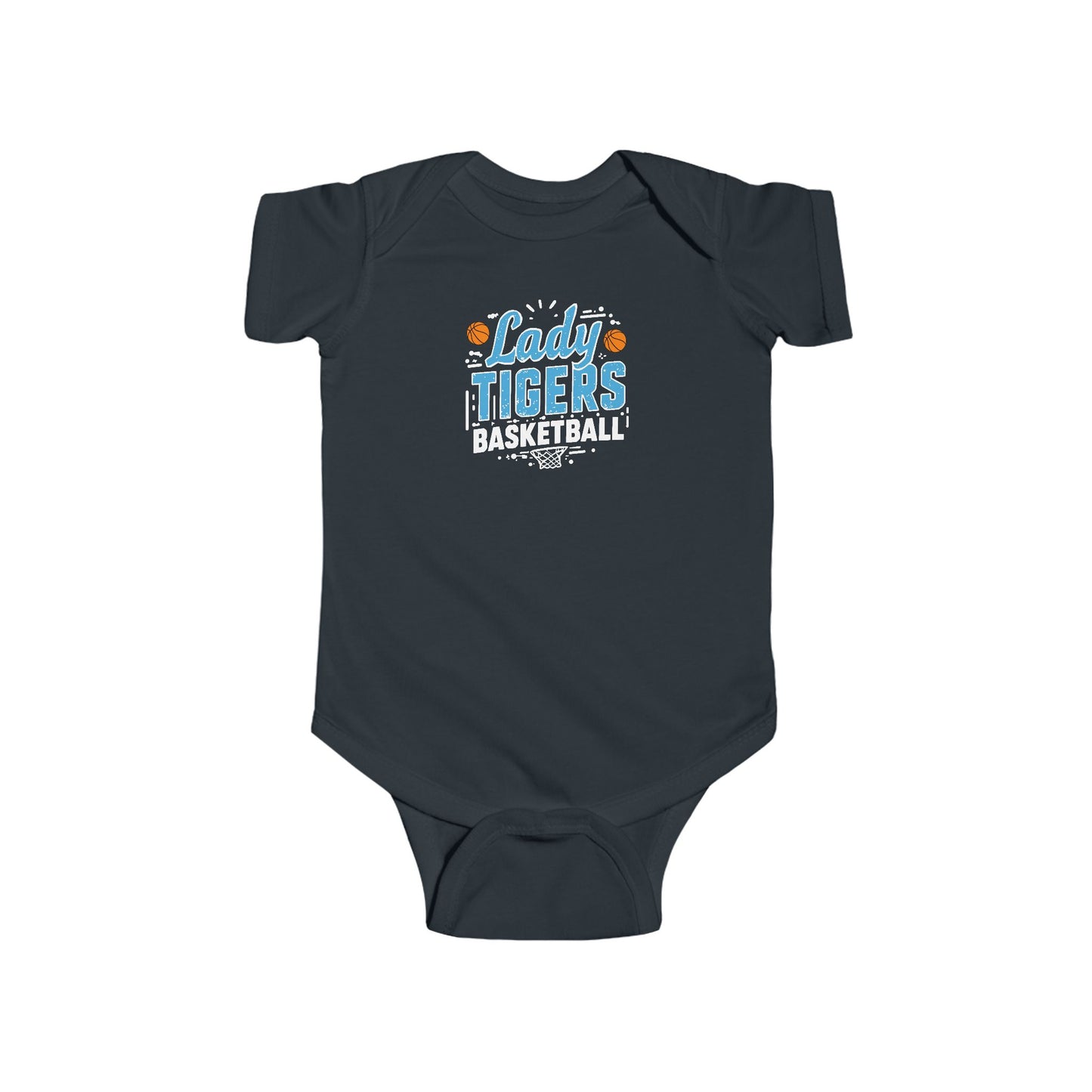 Short Sleeve Baby Bodysuit \ Brilliant Tigers Basketball \ BTBKG1