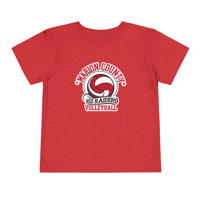 Toddler Tee \ Marion County Red Raiders Volleyball \ MCV1