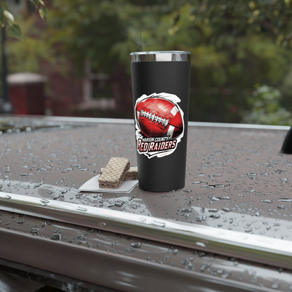 22oz Copper Insulated Tumbler \ Marion County Red Raiders Football \ MCF1