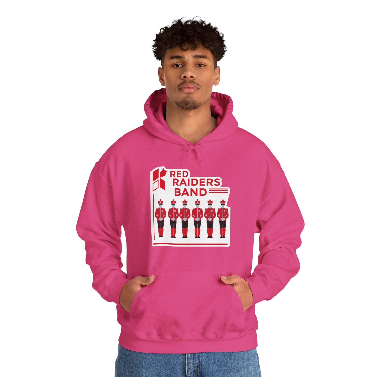 Adult Hoodie Sweatshirt \ Marion County Red Raiders Band \ MCB1