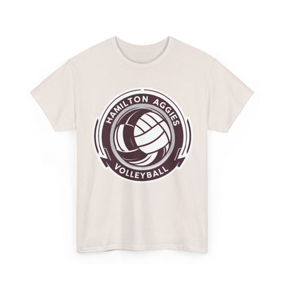 Adult Tee \ Hamilton Aggies Volleyball \ HAV1