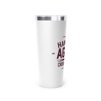 22oz Copper Insulated Tumbler \ Hamilton Aggies Cross-Country \ HCC1