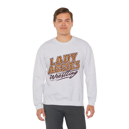 Adult Crewneck Sweatshirt \ Hamilton Aggies Wrestling \ HAWG3