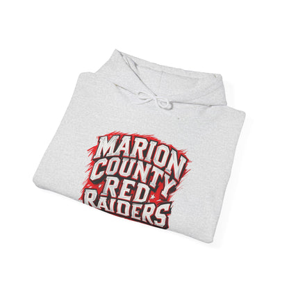 Adult Hoodie Sweatshirt \ Marion County Red Raiders \ MC1