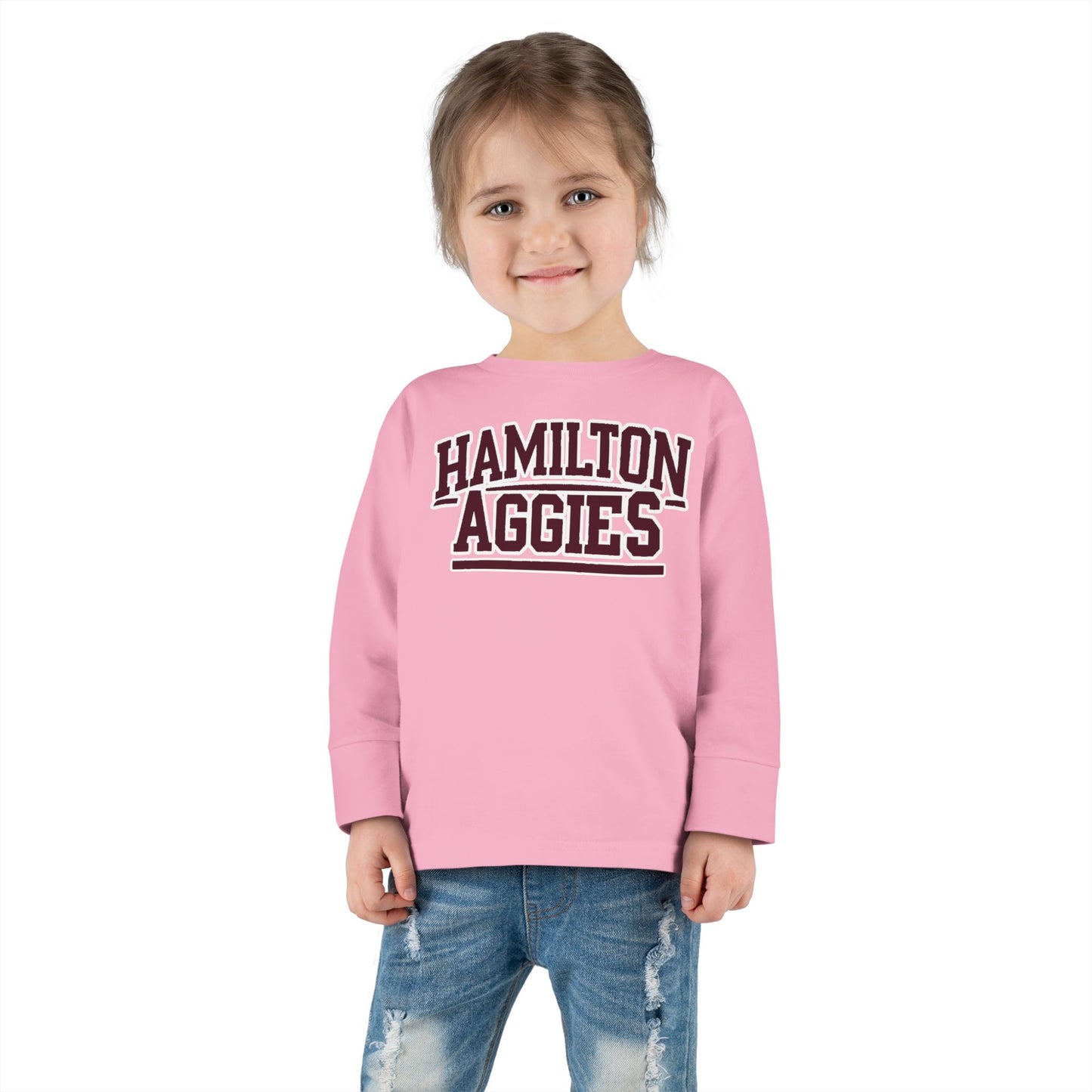 Toddler Long Sleeve Tee \ Hamilton Aggies \ HA2