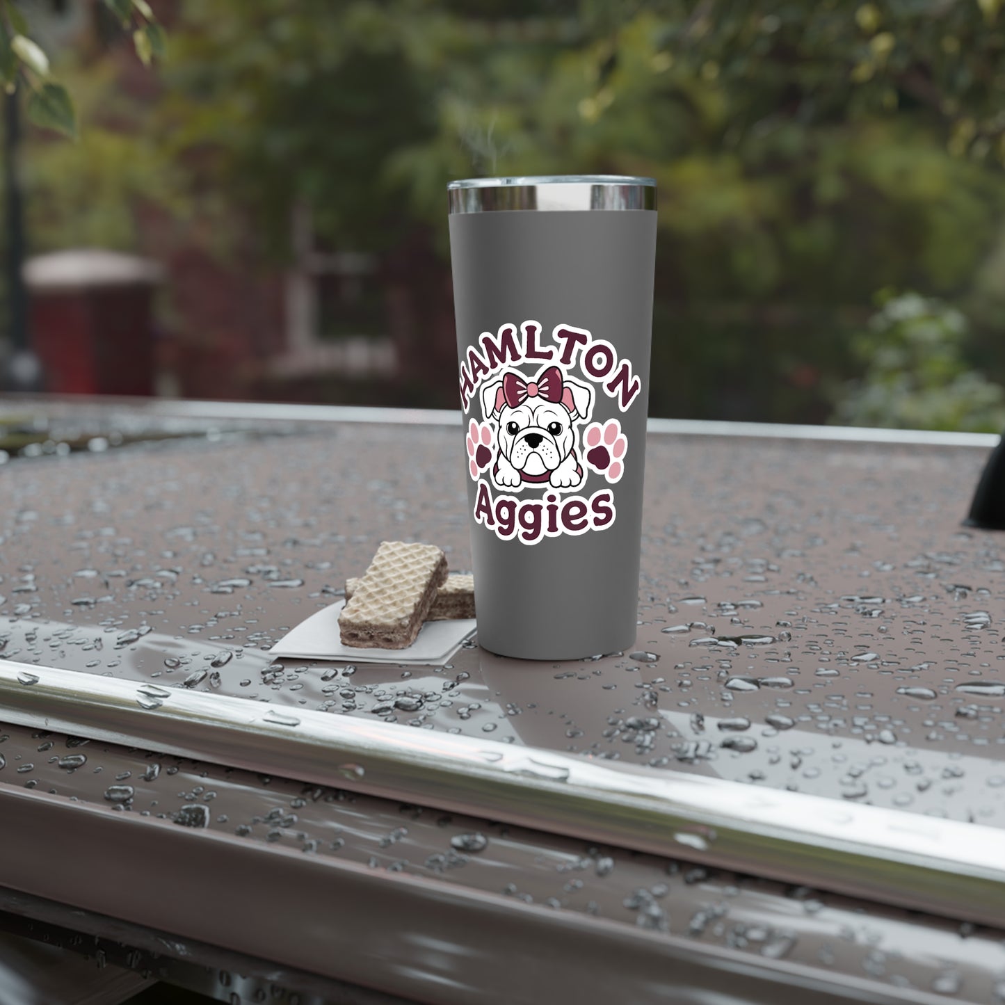 22oz Copper Insulated Tumbler \ Hamilton Aggies \ HAG3