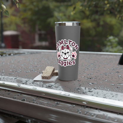 22oz Copper Insulated Tumbler \ Hamilton Aggies \ HAG3