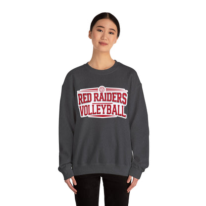 Adult Crewneck Sweatshirt \ Marion County Red Raiders Volleyball \ MCV2
