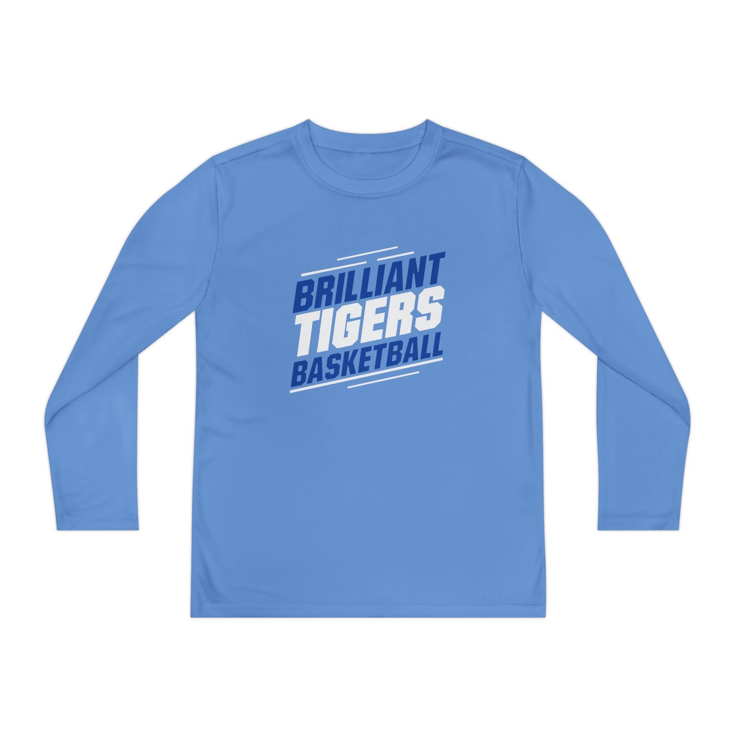 Youth Long Sleeve Tee \ Brilliant Tigers Basketball \ BTBK2