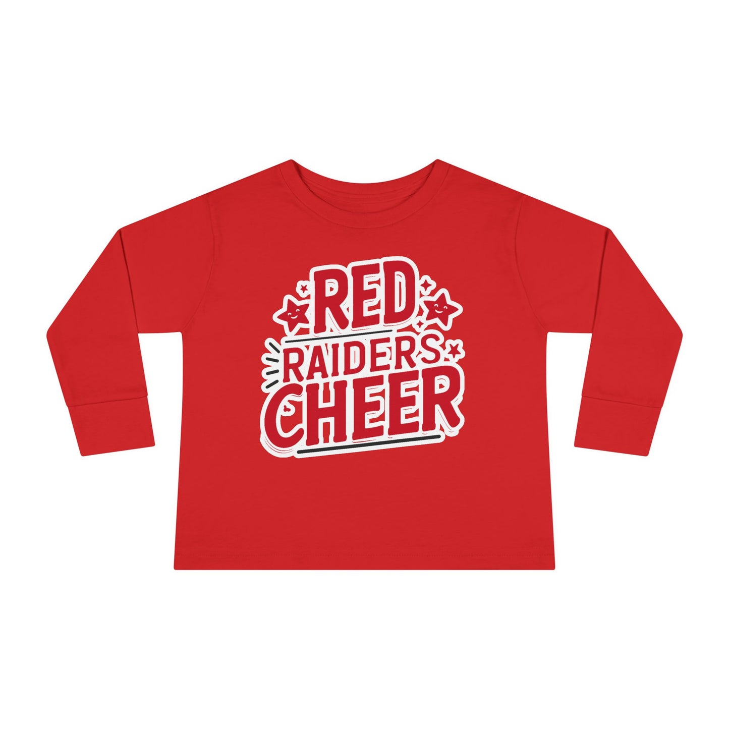 Toddler Long Sleeve Shirt \ Marion County Red Raiders Cheer \ MCC2