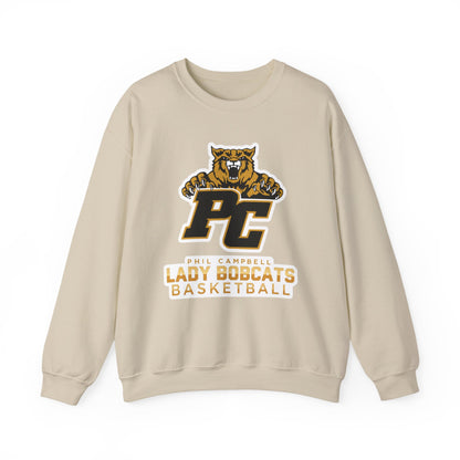 Adult Crewneck Sweatshirt \ Phil Campbell Bobcats Basketball \ PCBBKG1
