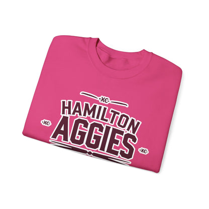 Adult Crewneck Sweatshirt \ Hamilton Aggies Cross-Country \ HCC1