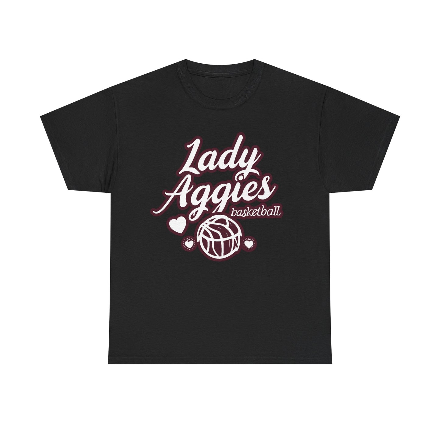 Adult Tee \ Hamilton Aggies Basketball \ HABKG2