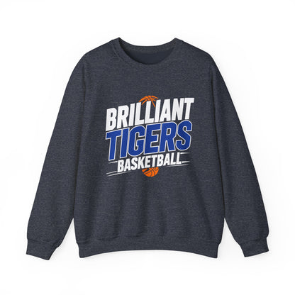 Adult Crewneck Sweatshirt \ Brilliant Tigers Basketball \ BTBK1