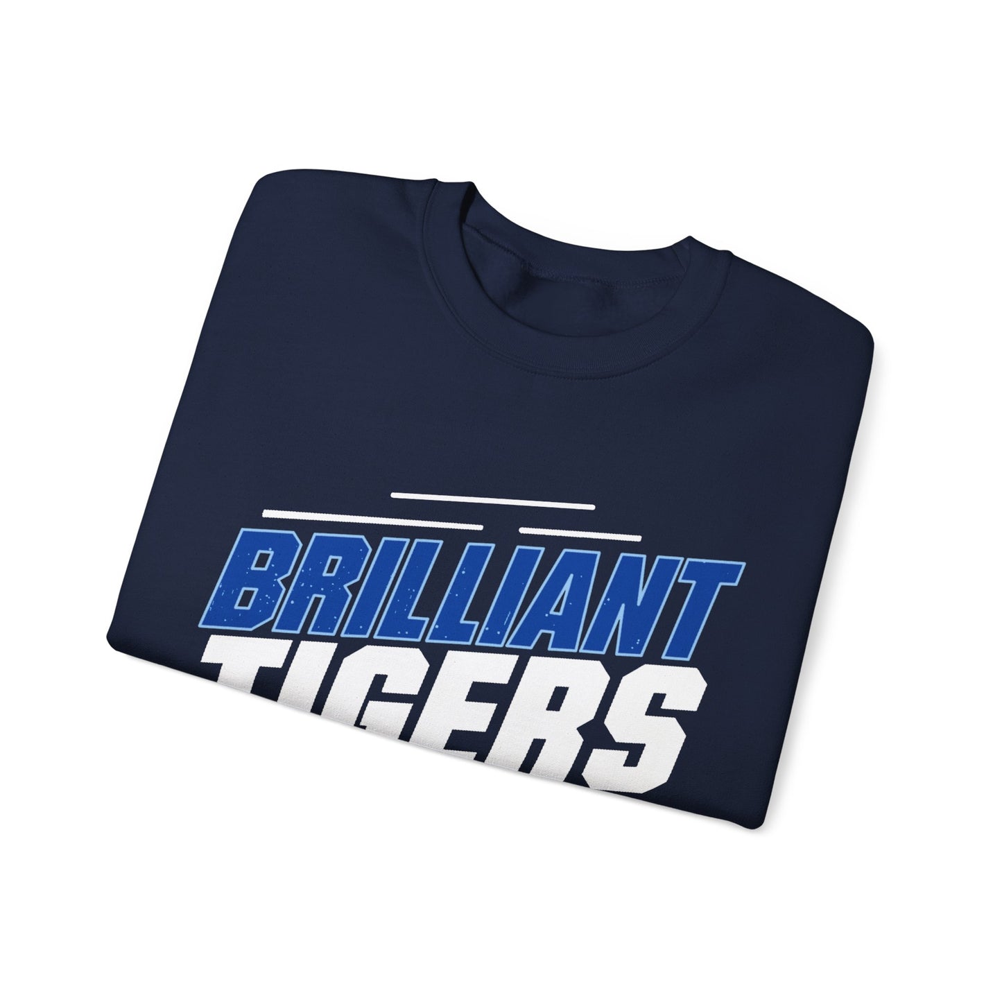 Adult Crewneck Sweatshirt \ Brilliant Tigers Basketball \ BTBK2