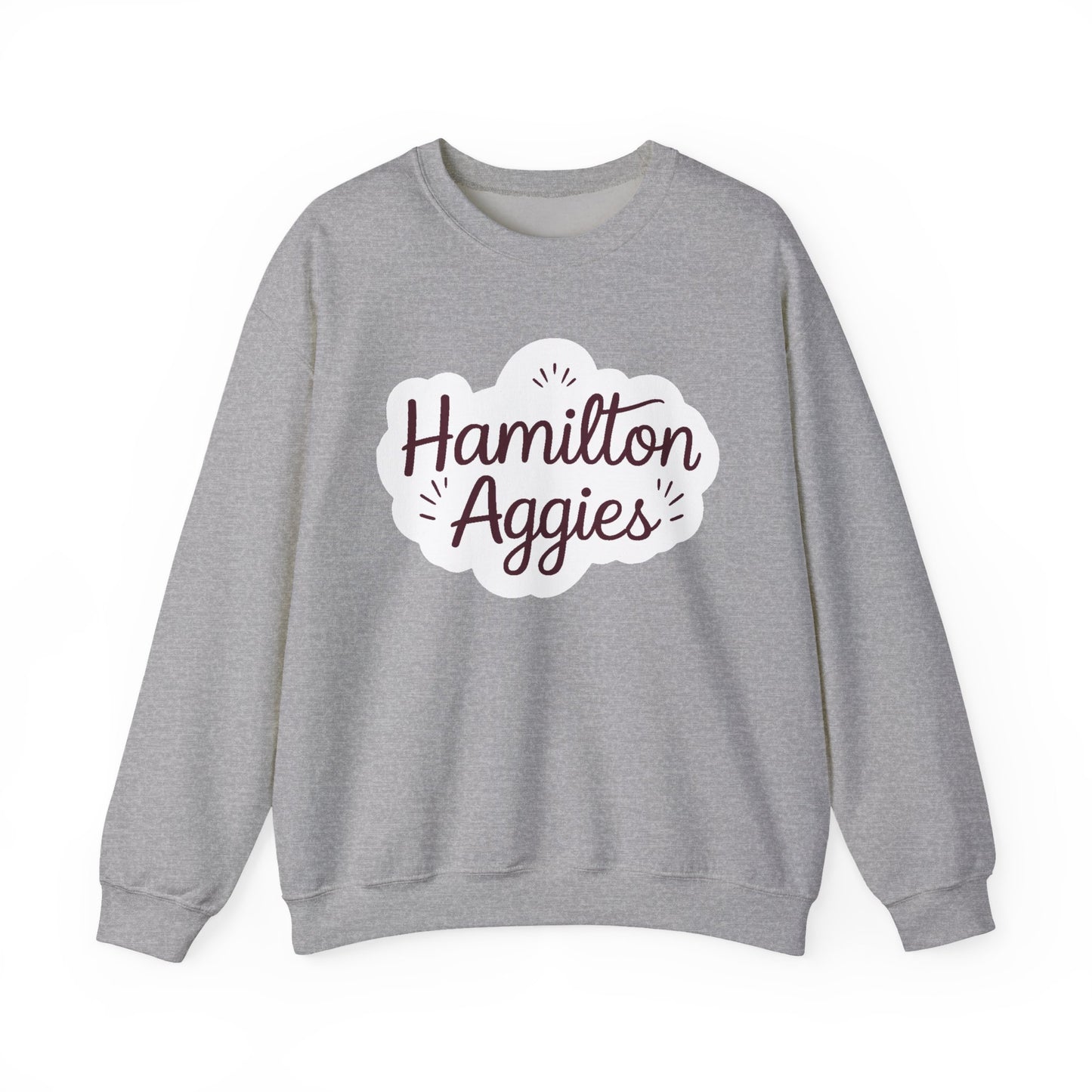 Adult Crewneck Sweatshirt \ Hamilton Aggies \ HAG1