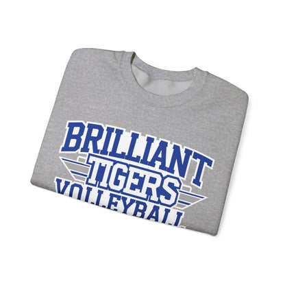 Adult Crewneck Sweatshirt \ Brilliant Tigers Volleyball \ BTV2
