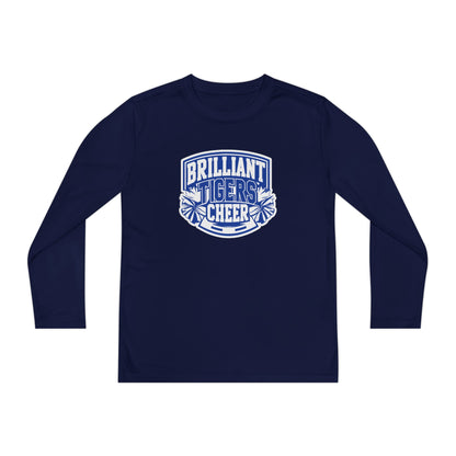 Youth Long Sleeve Tee \ Brilliant Tigers Cheer \ BTC1