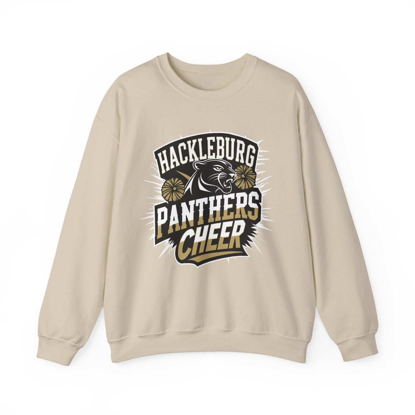 Adult Crewneck Sweatshirt \ Hackleburg Panthers Cheer \ HPC1