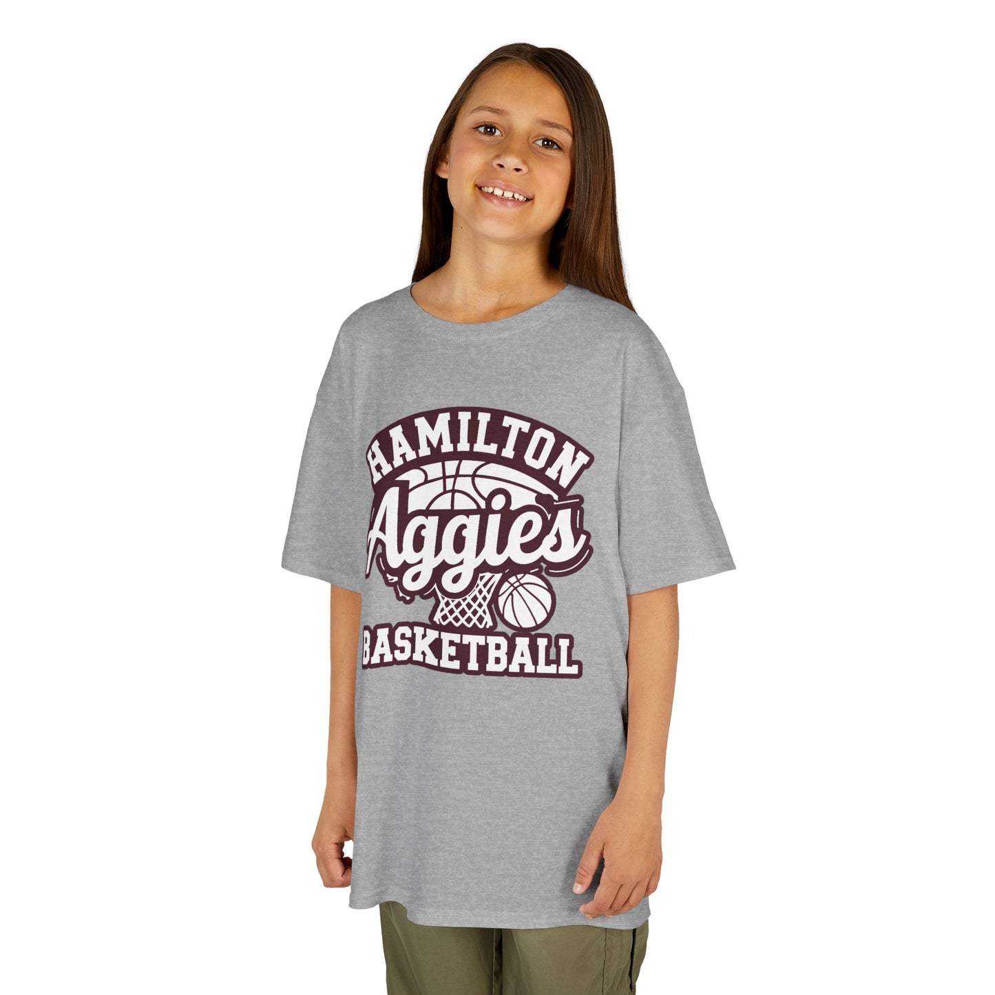 Youth Tee \ Hamilton Aggies Basketball \ HABBG1