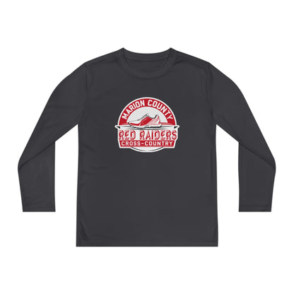 Youth Long Sleeve Tee \ Marion County Red Raiders Cross-Country \ MCCC1
