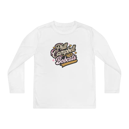 Youth Long Sleeve Tee \ Phill Campbell Bobcats \ PCBG1