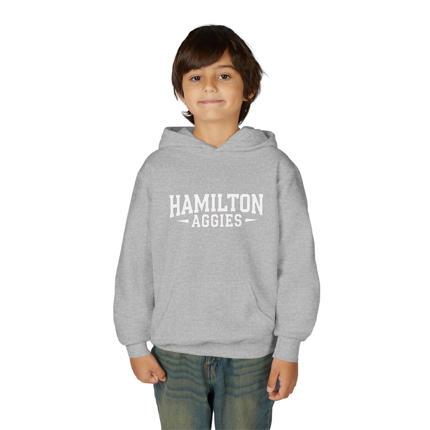 Youth Hoodie Sweatshirt \ Hamilton Aggies \ HA3