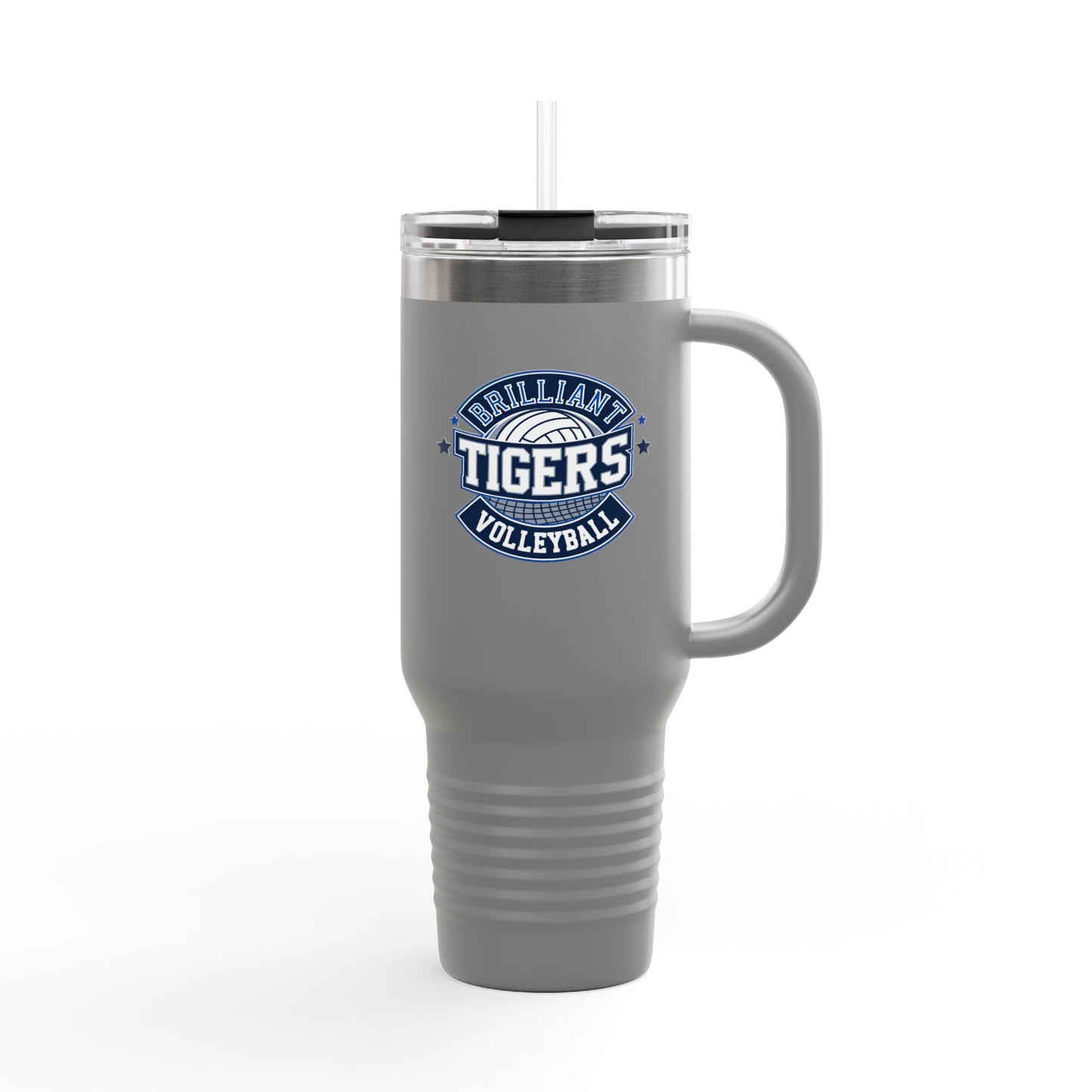 40oz Insulated Tumbler \ Brilliant Tigers Volleyball \ BTV1