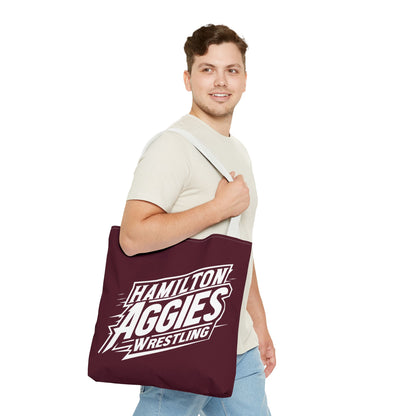 Tote Bag \ Hamilton Aggies Wrestling \ HAW1