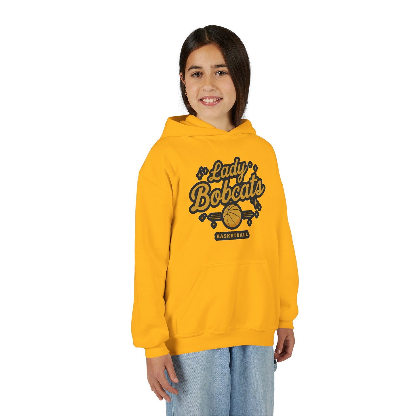 Youth Hoodie Sweatshirt \ Phil Campbell Bobcats Basketball \ PCBBKG2
