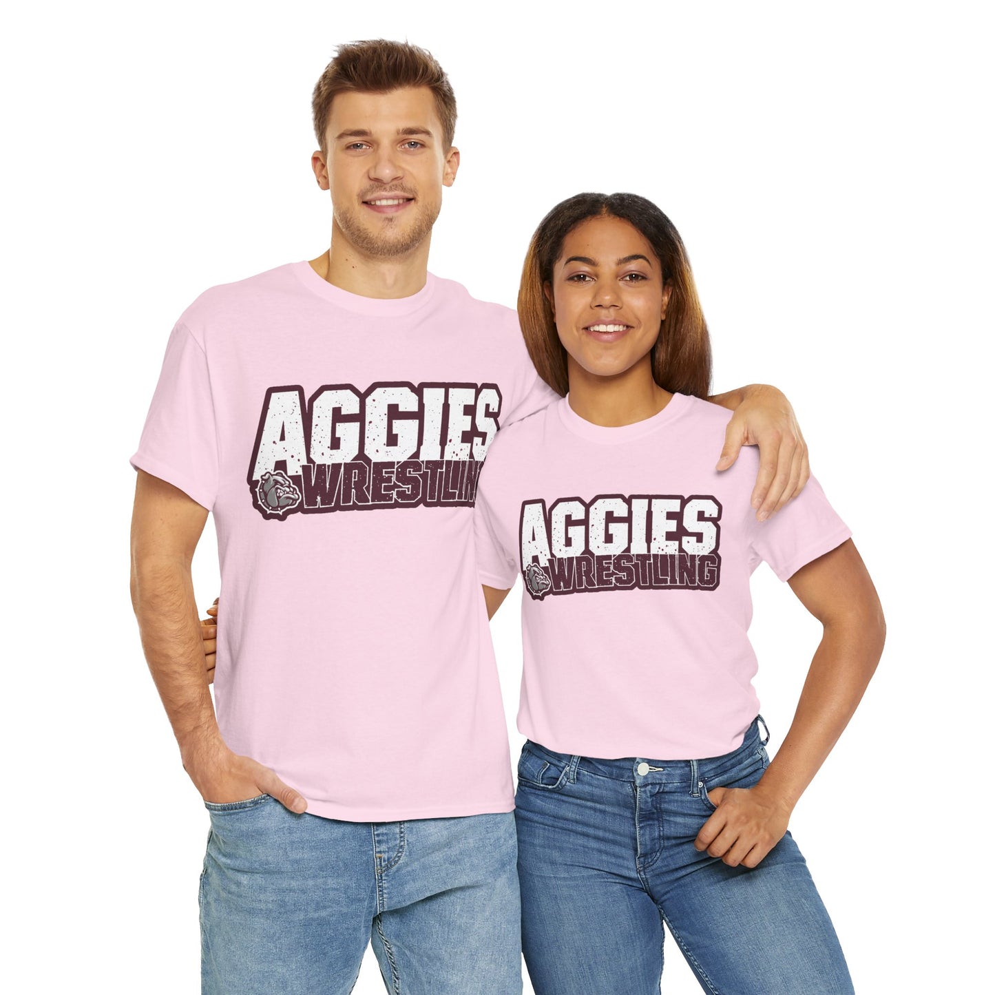 Adult Tee \ Hamilton Aggies Wrestling \ HAW3