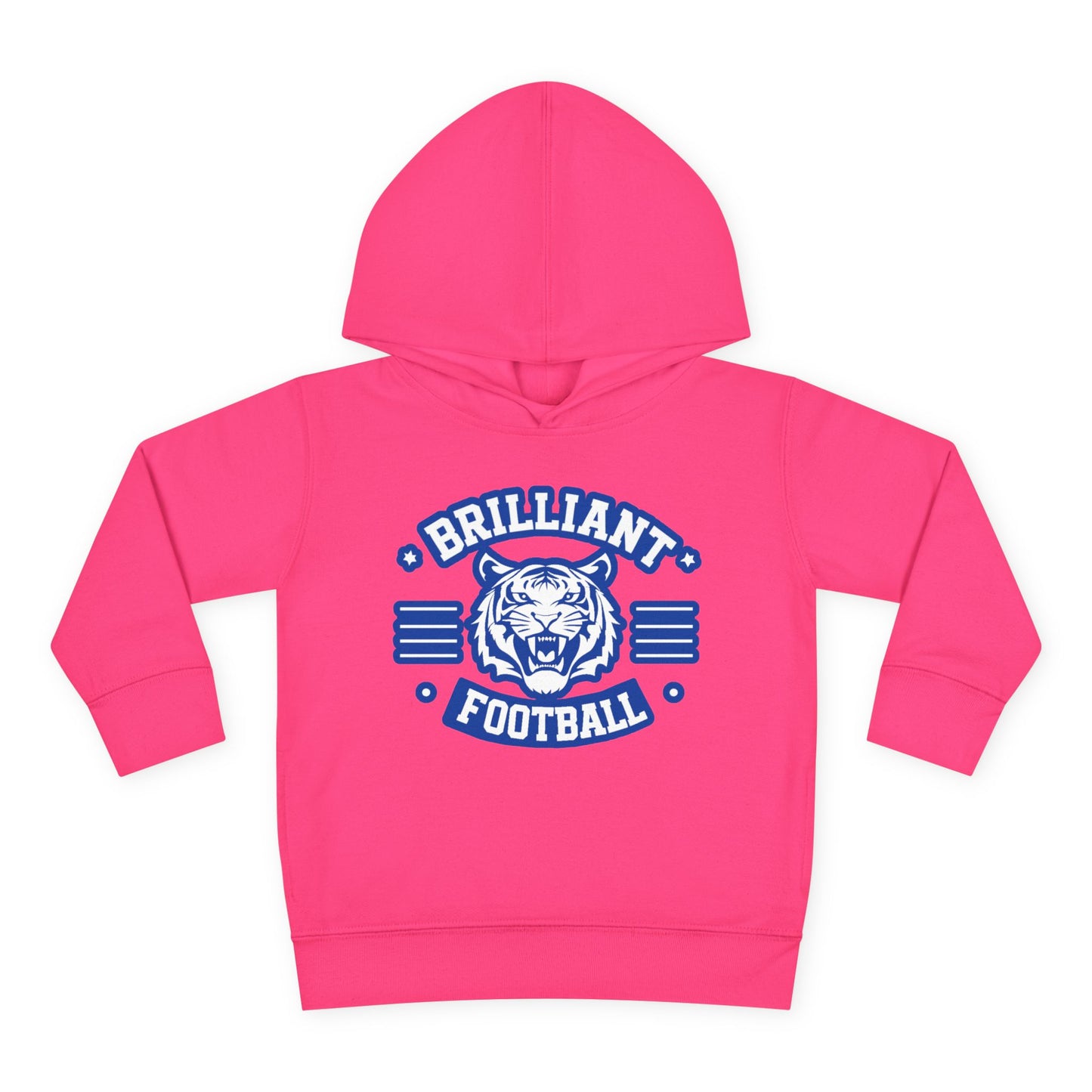 Toddler Hoodie Sweatshirt \ Brilliant Tigers Football \ BTF2