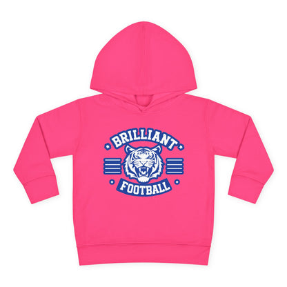 Toddler Hoodie Sweatshirt \ Brilliant Tigers Football \ BTF2