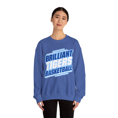 Adult Crewneck Sweatshirt \ Brilliant Tigers Basketball \ BTBK2