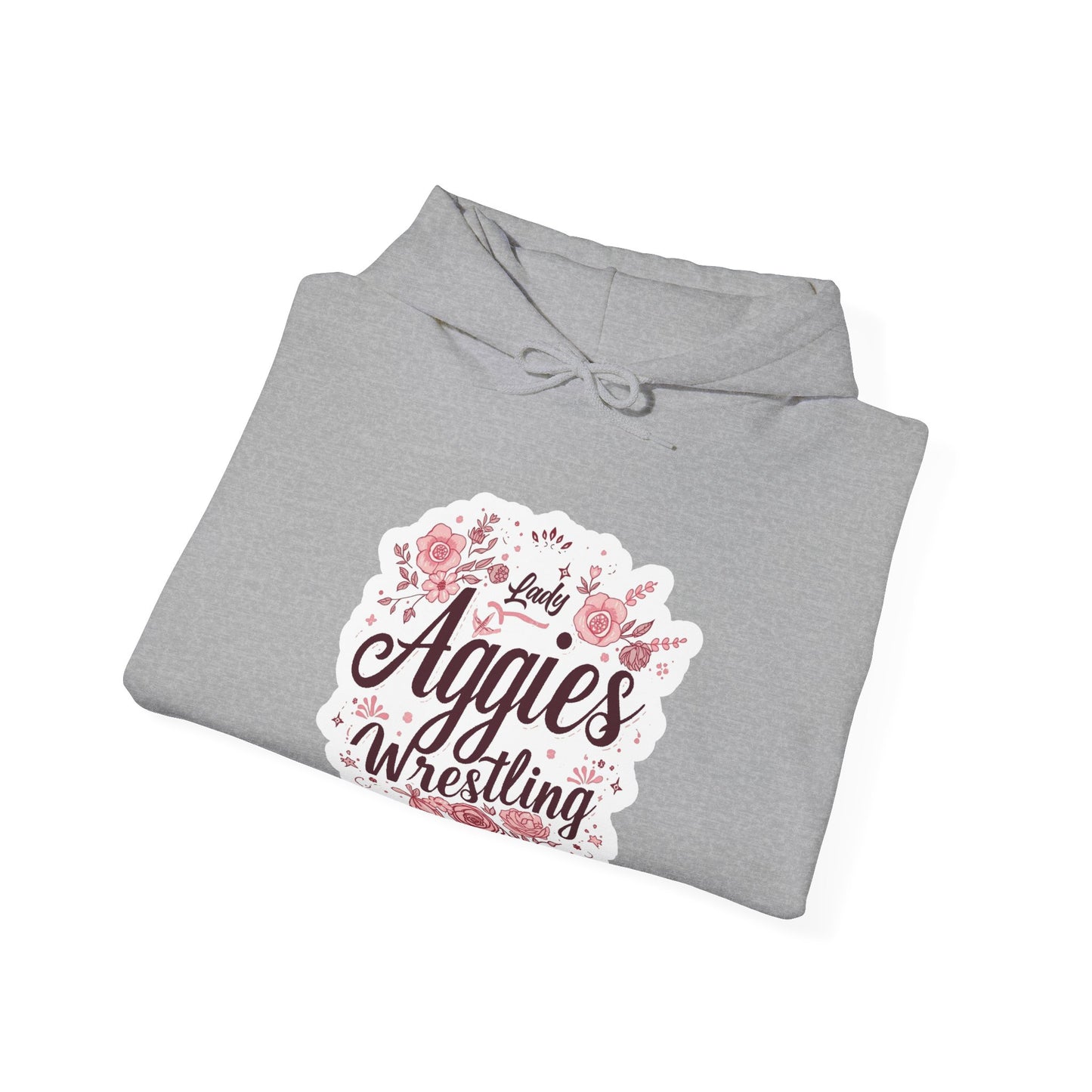 Adult Hoodie Sweatshirt \ Hamilton Aggies Wrestling \ HAWG1