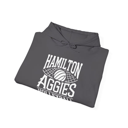 Adult Hoodie Sweatshirt \ Hamilton Aggies Volleyball \ HAV2